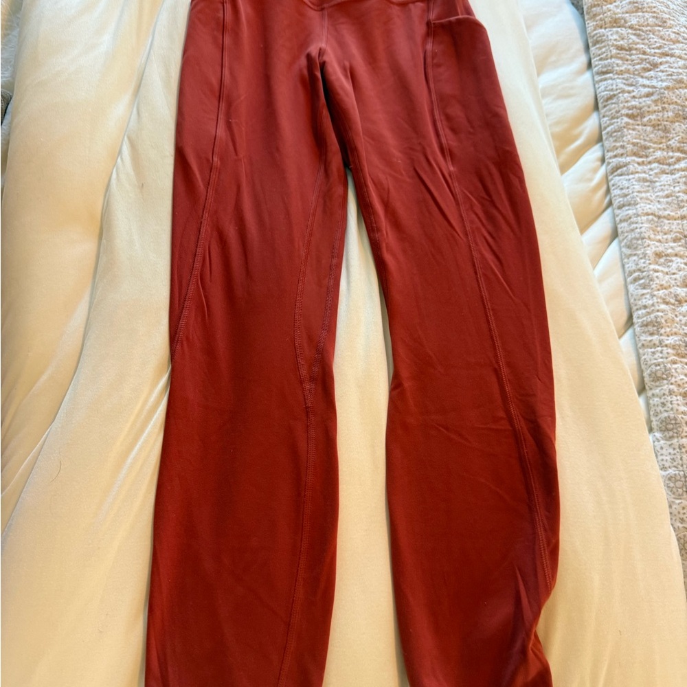 lululemon athletica Red Leggings